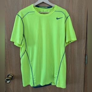 Like New Nike Pro Combat Neon Yellow Shirt